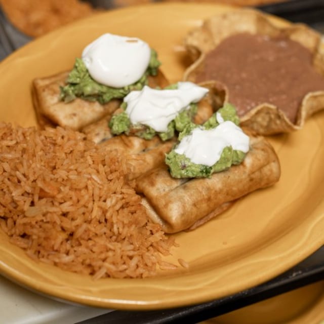 Chimichangas.